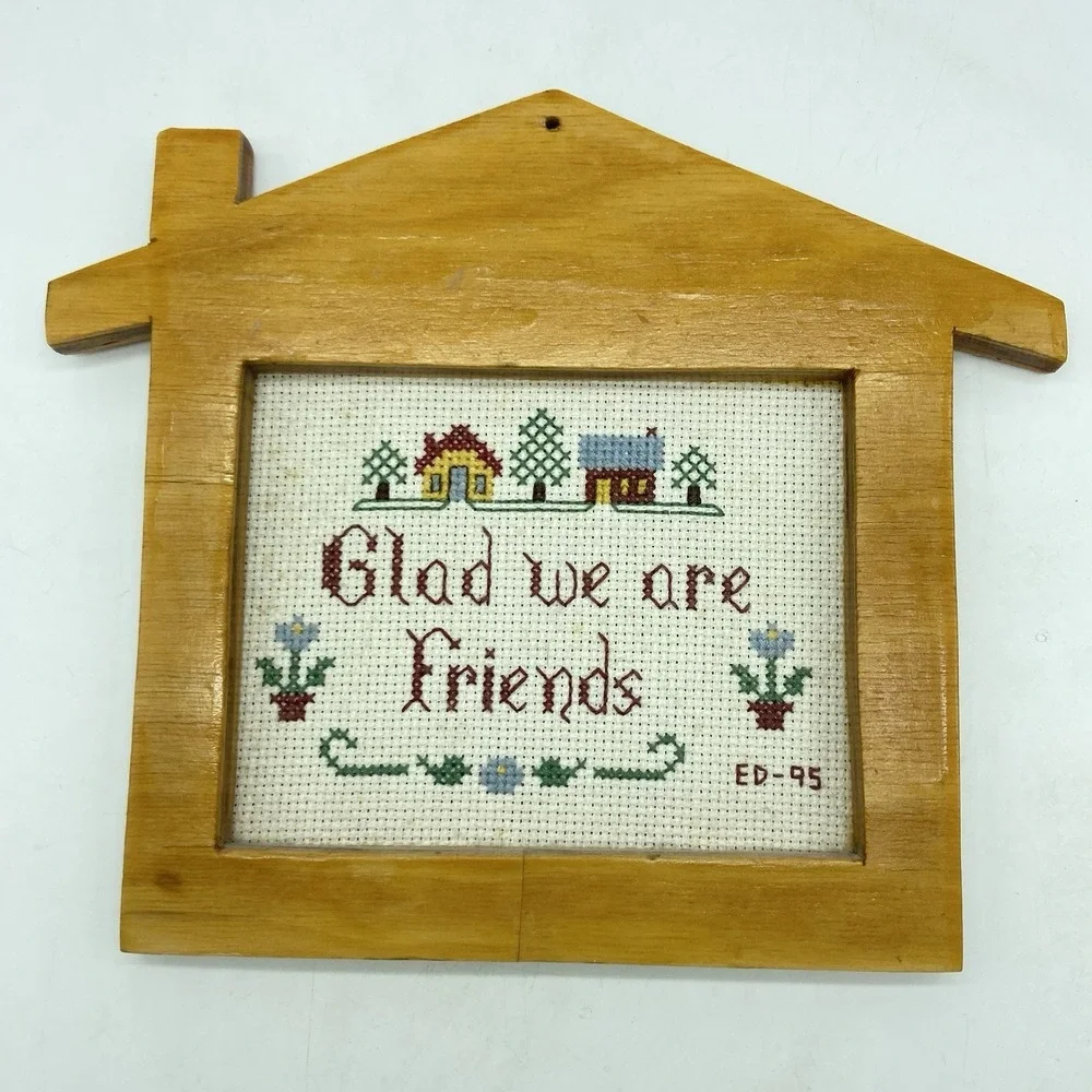 Cross Stitch Wall Hanging 
